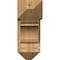 Ekena Millwork Olympic Arts and Crafts Rough Sawn Bracket w/ Offset Brace, Western Red Cedar, 8"W x 20"D x 20"H BKT0806X20X20OLY03RWR - alternate 3